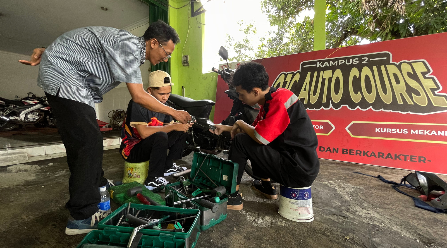 belajar reparasi motor