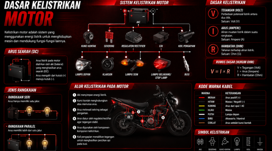 dasar kelistrikan motor